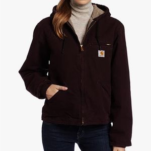 Carhartt Women's Dark Brown Hooded Jacket
